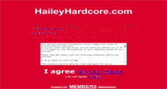 Desktop Screenshot of haileyhardcore.com